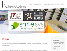 Tablet Screenshot of helmaiberica.com